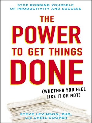 The Power to Get Things Done - Audiobook
